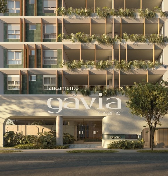 Background do lançamento em Moema