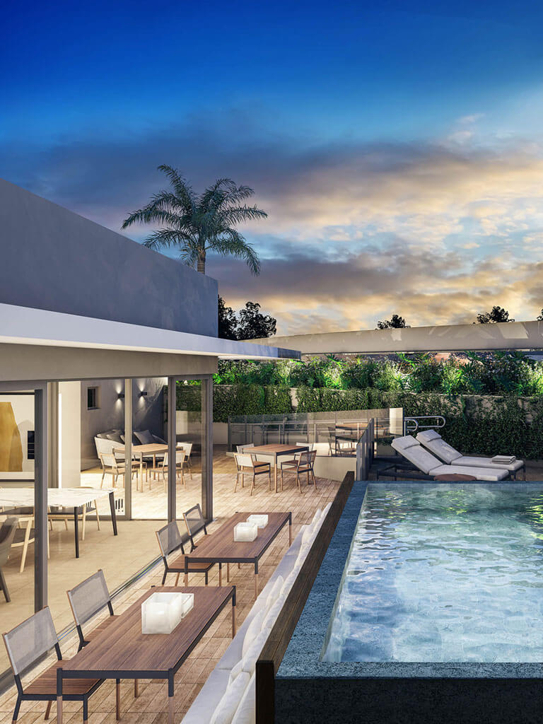 Piscina privativa do Espaço Grill